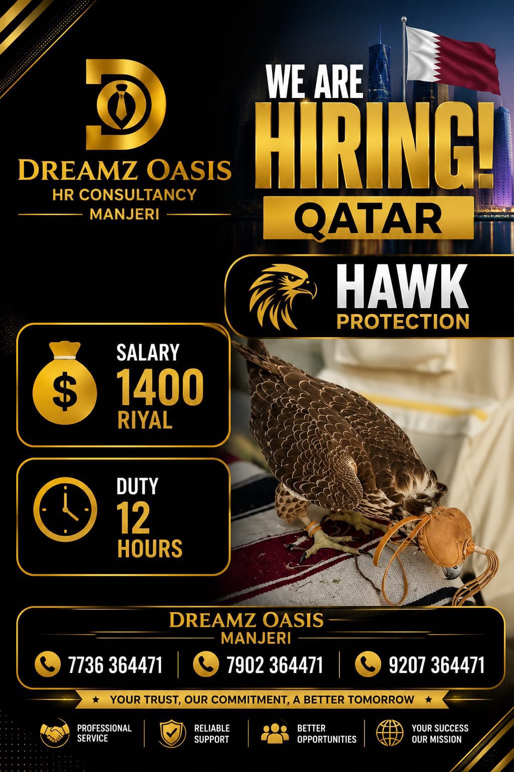 We Are Hiring – Qatar